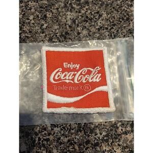 Vintage Coca Cola Trade Mark Retro Patch 2.5 X 2.5